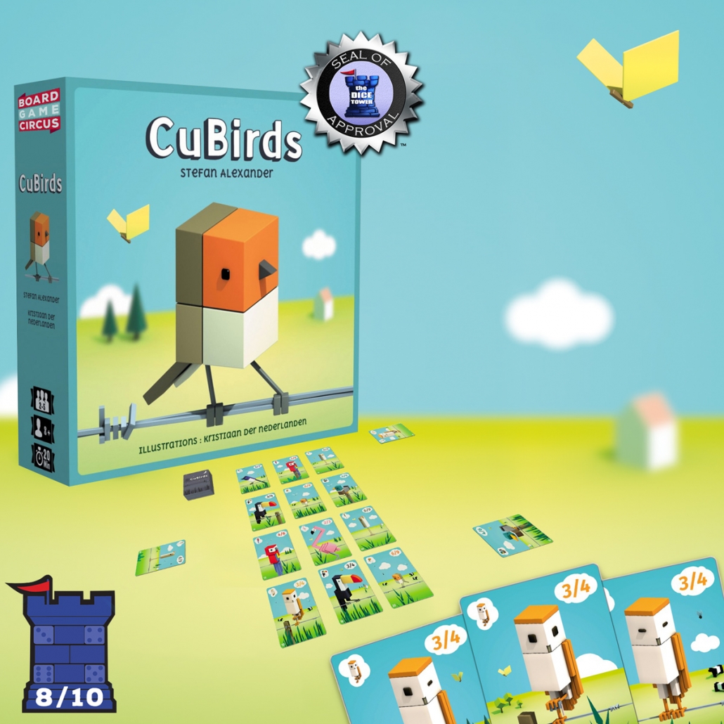 Gioco Da Tavolo CuBirds – Raccolta E Strategia Per Tutta La Famiglia (Italiano)